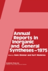 Image for Annual Reports in Inorganic and General Syntheses-1975