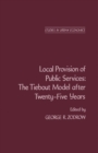Image for Local Provision of Public Services: The Tiebout Model After Twenty-Five Years