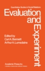 Image for Evaluation and Experiment: Some Critical Issues in Assessing Social Programs