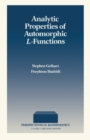 Image for Analytic Properties of Automorphic L-Functions : 6