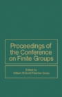 Image for Proceedings of the Conference on Finite Groups