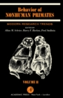 Image for Behavior of Nonhuman Primates: Modern Research Trends