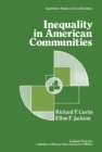 Image for Inequality in American communities