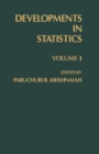 Image for Developments in Statistics : Volume 1