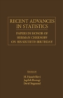 Image for Recent Advances in Statistics: Papers in Honor of Herman Chernoff on His Sixtieth Birthday