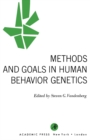 Image for Methods and Goals in Human Behavior Genetics