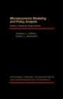 Image for Microeconomic Modeling and Policy Analysis: Studies in Residential Energy Demand