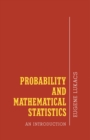 Image for Probability and Mathematical Statistics: An Introduction