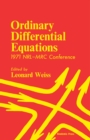 Image for Ordinary Differential Equations: 1971 NRL-MRC Conference