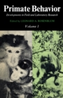 Image for Primate behavior: developments in field and laboratory research.