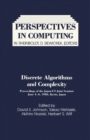 Image for Discrete Algorithms and Complexity: Proceedings of the Japan-US Joint Seminar, June 4 - 6, 1986, Kyoto, Japan