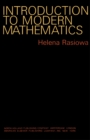 Image for Introduction to Modern Mathematics