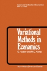 Image for Variational Methods in Economics