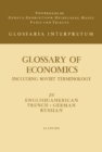Image for Glossary of Economics: Including Soviet Terminology