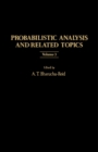 Image for Probabilistic Analysis and Related Topics: Volume 3