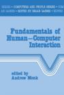 Image for Fundamentals of Human-Computer Interaction