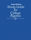 Image for Study Guide for College Algebra