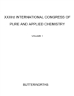 Image for XXIIIrd International Congress of Pure and Applied Chemistry: Special Lectures Presented at Boston, USA, 26-30 July 1971