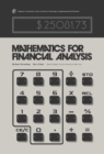 Image for Mathematics for Financial Analysis