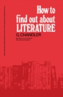 Image for How to Find Out About Literature