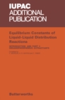 Image for Equilibrium Constants of Liquid-Liquid Distribution Reactions: Organophosphorus Extractants