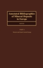 Image for Annotated Bibliographies of Mineral Deposits in Europe: Western and South Central Europe : VVolume 2