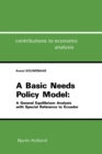 Image for A Basic Needs Policy Model: A General Equilibrium Analysis with Special Reference to Ecuador