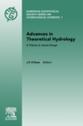 Image for Advances in theoretical hydrology: a tribute to James Dooge