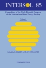 Image for Intersol Eighty Five: Proceedings of the Ninth Biennial Congress of the International Solar Energy Society
