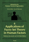 Image for Applications of Fuzzy Set Theory in Human Factors