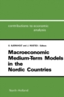 Image for Macroeconomic Medium-Term Models in the Nordic Countries