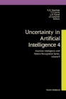 Image for Uncertainty in Artificial Intelligence 4 : v. 4.