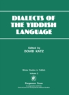Image for Dialects of the Yiddish Language: Winter Studies in Yiddish