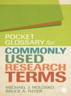 Image for Pocket Glossary for Commonly Used Research Terms