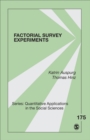 Image for Factorial survey experiments : 175