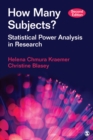 Image for How Many Subjects?: Statistical Power Analysis in Research