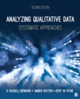 Image for Analyzing qualitative data: systematic approaches