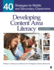 Image for Developing content area literacy  : 40 strategies for middle and secondary classrooms