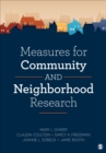 Image for Measures for community and neighborhood research