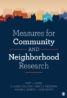 Image for Measures for Community and Neighborhood Research