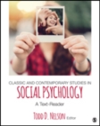 Image for Classic and contemporary studies in social psychology  : a text-reader