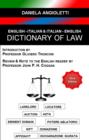 Image for English - Italian &amp; Italian - English Dictionary of Law