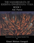 Image for The Mahabharata of Krishna-Dwaipayana Vyasa Book 1 Adi Parva