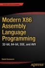 Image for Modern x86 assembly language programming: 32-bit, 64-bit, SSE, and AVX