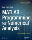 Image for MATLAB Programming for Numerical Analysis