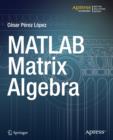 Image for MATLAB Matrix Algebra