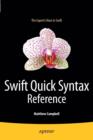 Image for Swift Quick Syntax Reference