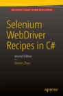 Image for Selenium WebDriver Recipes in C#: Second Edition