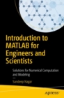 Image for Introduction to MATLAB  : for engineers and scientists