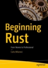 Image for Beginning Rust: from novice to professional